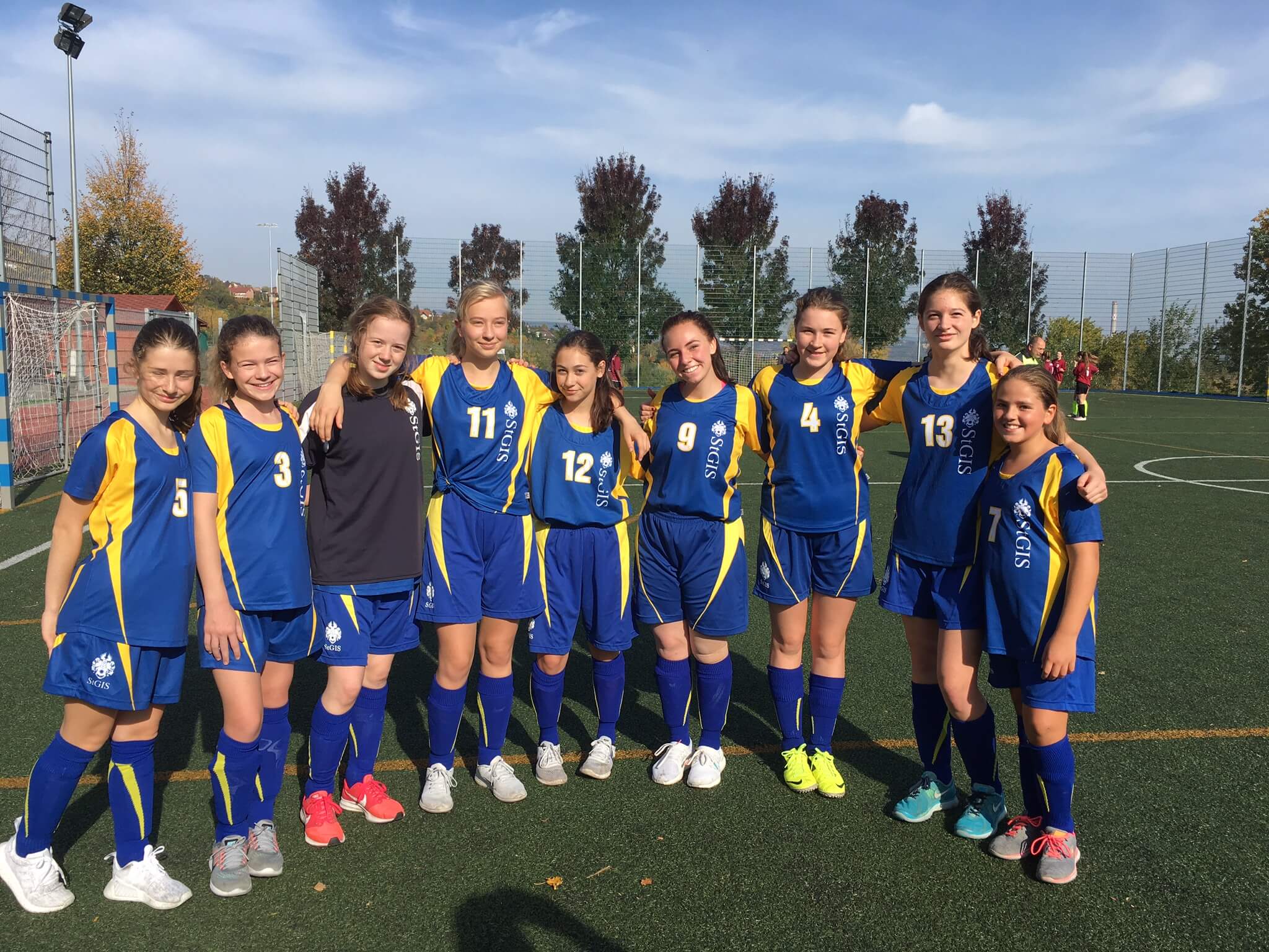 StGIS football team at St. Gilgen International Day and Boarding School