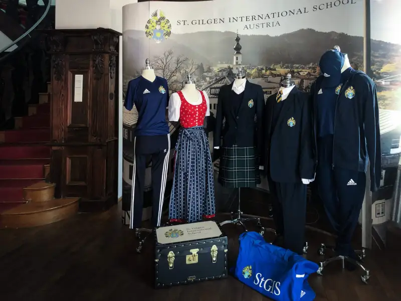 School uniforms at St. Gilgen International Day and Boarding School