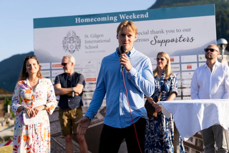 Homecoming weekend event at St. Gilgen International Boarding School