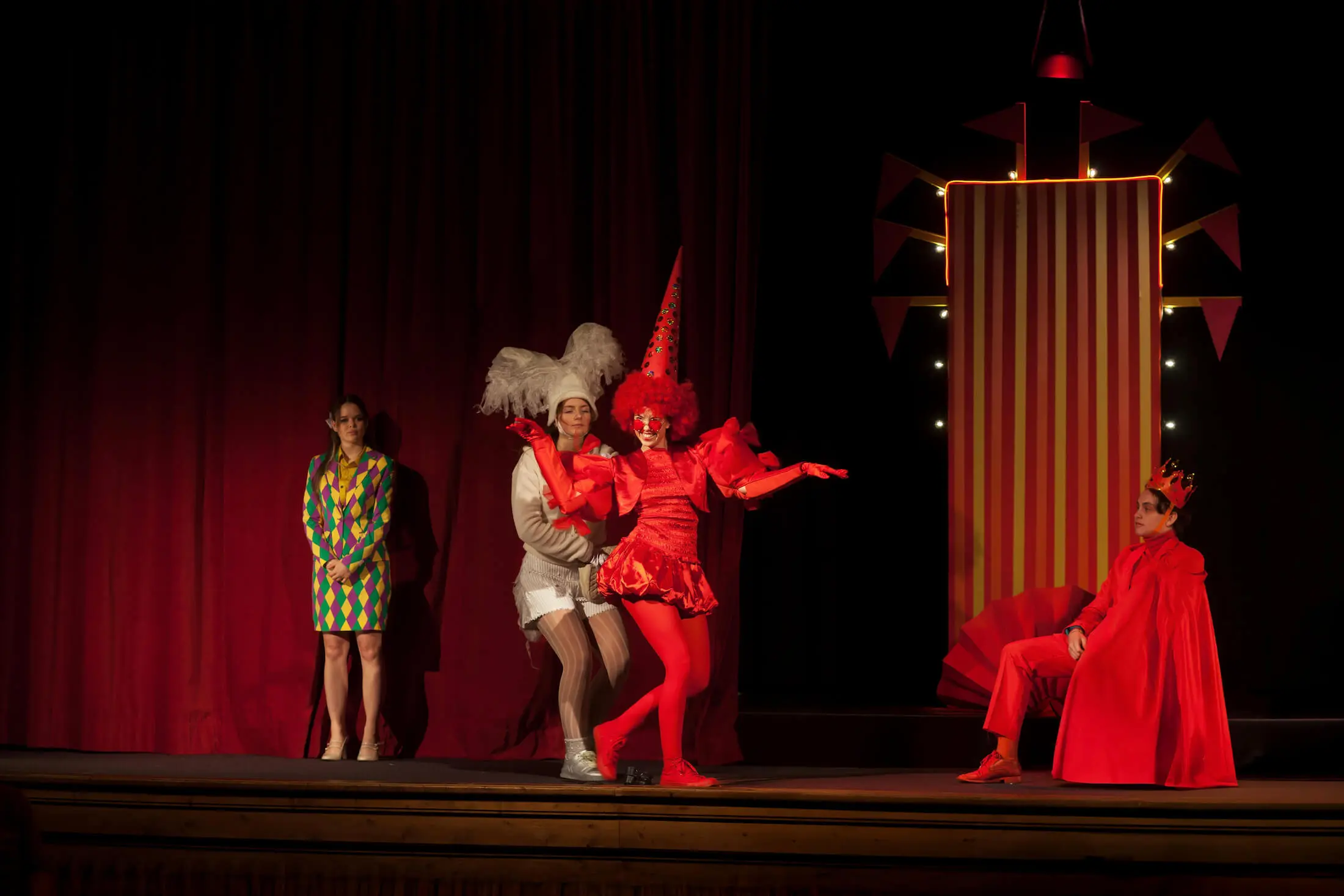Theater performance at St. Gilgen International Boarding School