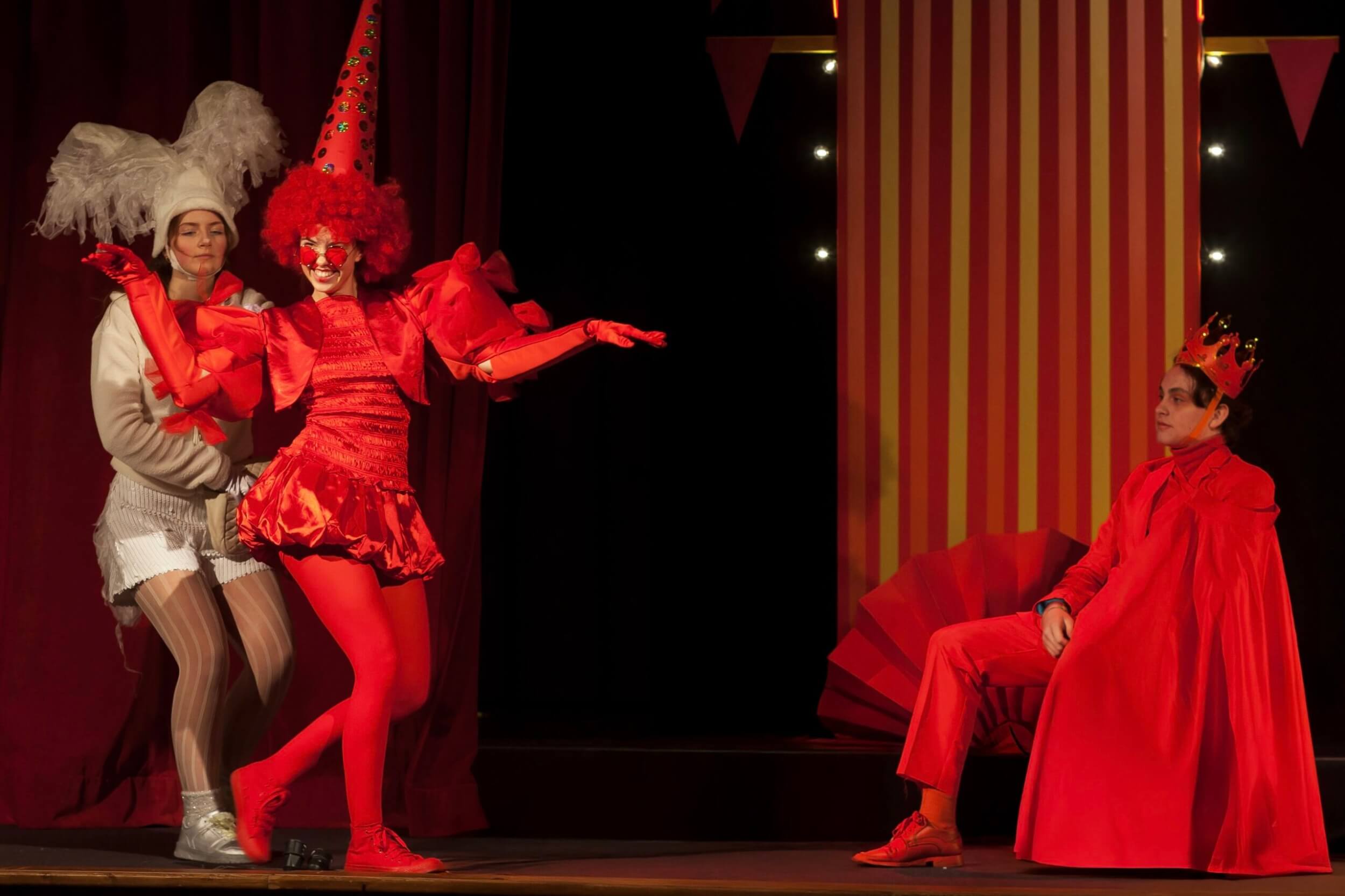Theater performance at St. Gilgen International Boarding School